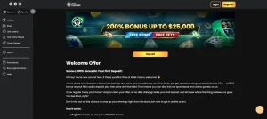 Current WSM welcome-offer card or terms panel