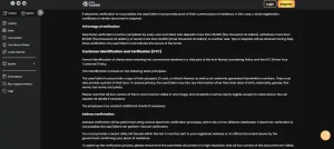 WSM Casino account verification or KYC document-upload screen